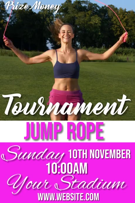 Jump Rope Event Poster Copy of jump rope | PosterMyWall