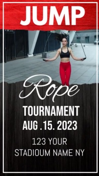 Jump rope Template | PosterMyWall
