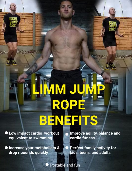 Jump Rope Event Poster Plantilla de jump rope flyer | PosterMyWall