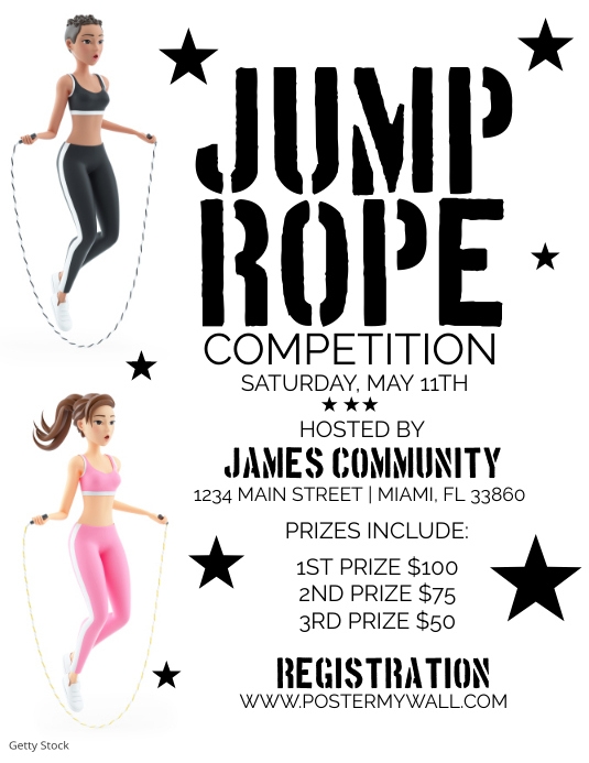 JUMP ROPE FLYER TEMPLATES | PosterMyWall