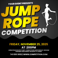 Jump rope Instagram post Instagram-opslag template