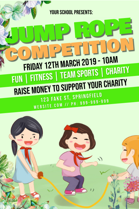 Copy of Jump Rope Poster | PosterMyWall