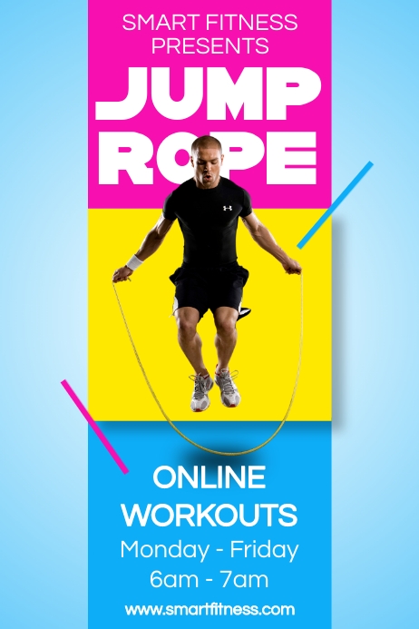 Jump Rope Poster Template | PosterMyWall