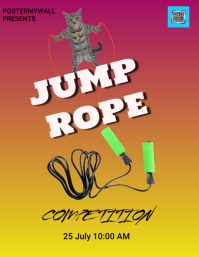 Jump rope Template | PosterMyWall