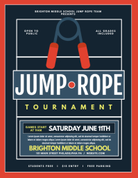Jump Rope Event Poster JUMP ROPE FLYER TEMPLATES | PosterMyWall