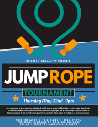 Jump Rope Event Poster JUMP ROPE FLYER TEMPLATES | PosterMyWall