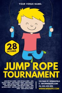 Jump Rope Event Poster Jump Rope Template | PosterMyWall