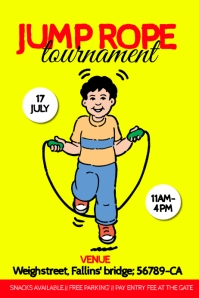 Jump rope Template | PosterMyWall