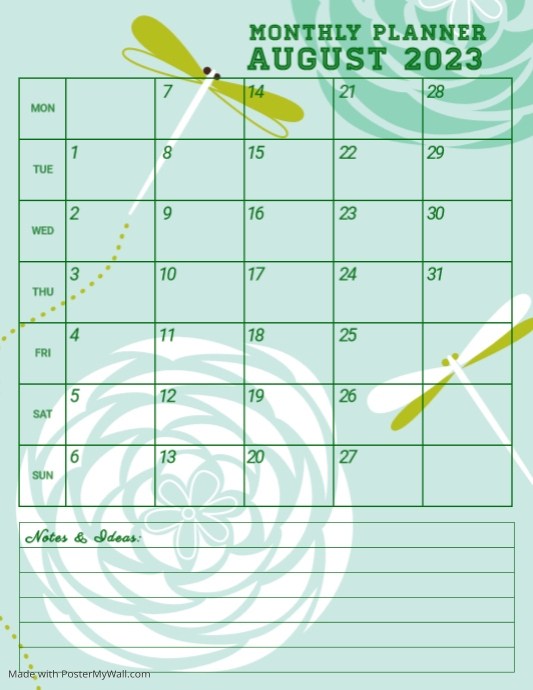 June 2023 Planner Calendar Template | PosterMyWall