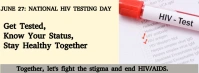 June 27: National HIV Testing Day Facebook Cover Photo template