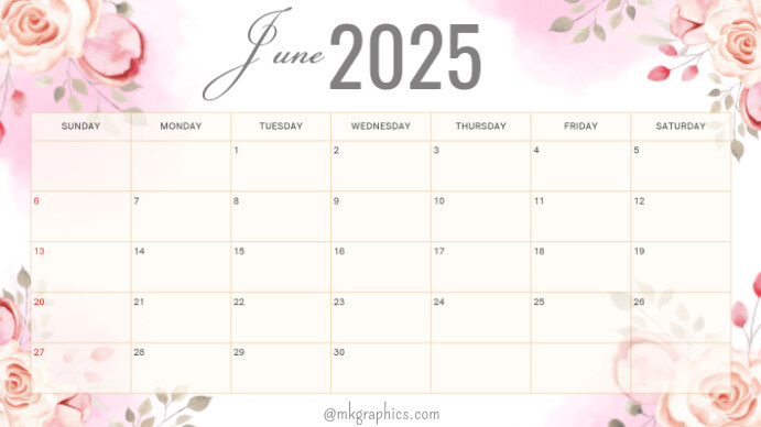 Copy of June calendar | PosterMyWall