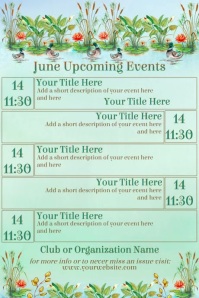 June Calendar Template PosterMyWall