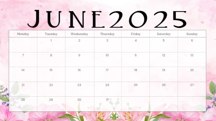Copy of June calendar | PosterMyWall