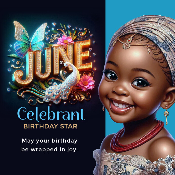 Copy of June celebrant | PosterMyWall