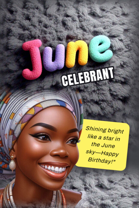June Day Web Design Examples Copy of June celebration | PosterMyWall