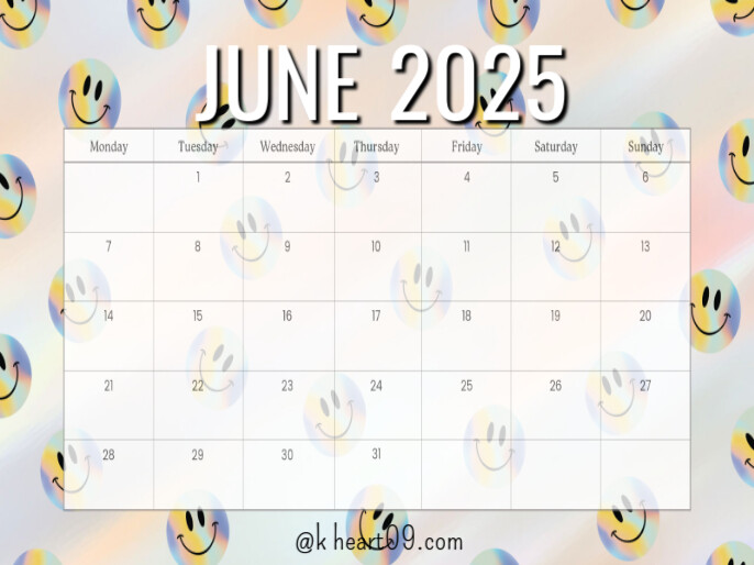 June 演示 template