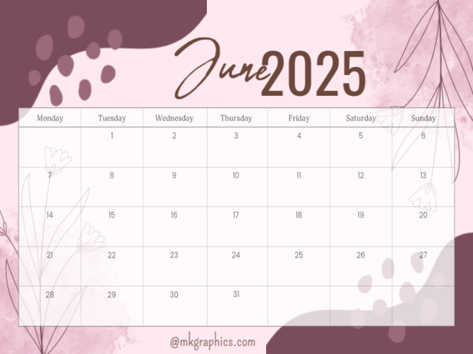 June Template | PosterMyWall