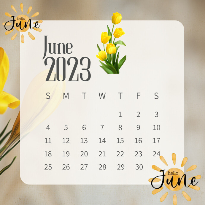 June Template | PosterMyWall