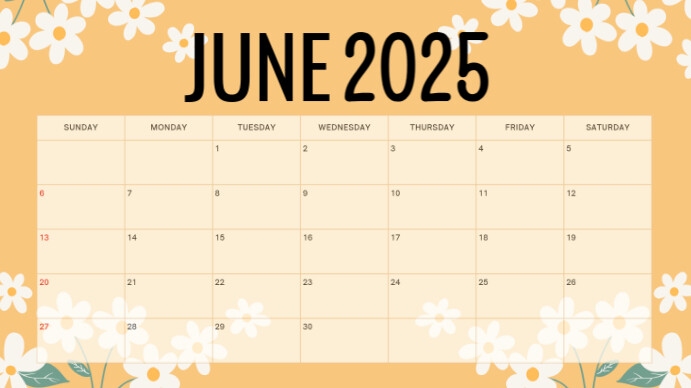 June 演示(16:9) template