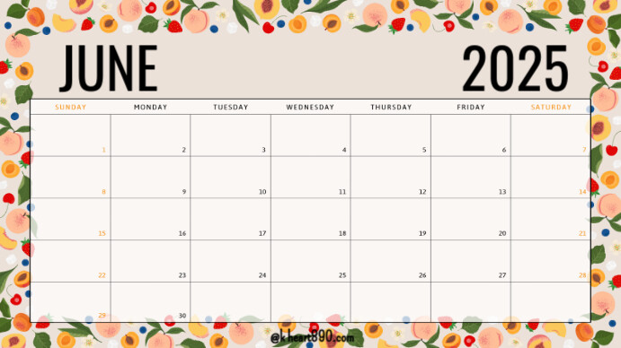 June 演示(16:9) template