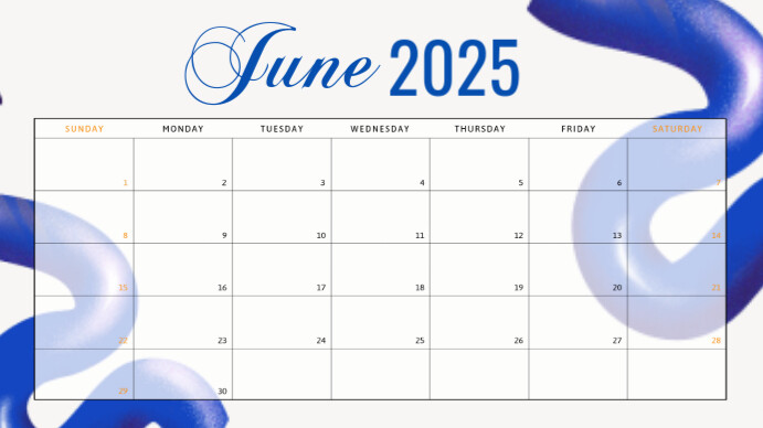 June 演示(16:9) template