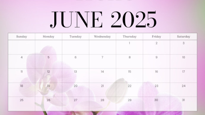 June Day Web Design Examples White June Digital Display Template | PosterMyWall