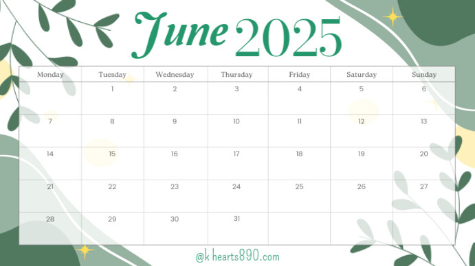 June Template | PosterMyWall