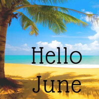 Welcome june Instagram post. Template | PosterMyWall