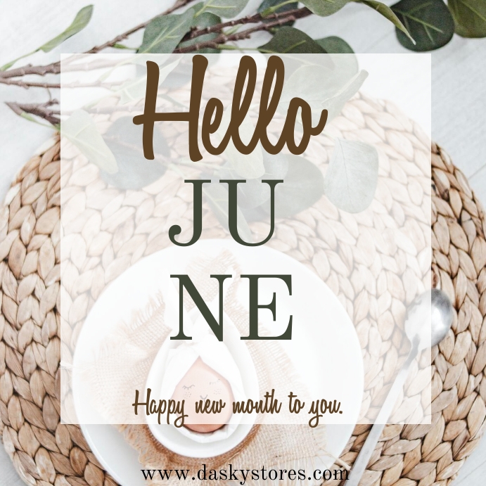 JUNE Template | PosterMyWall