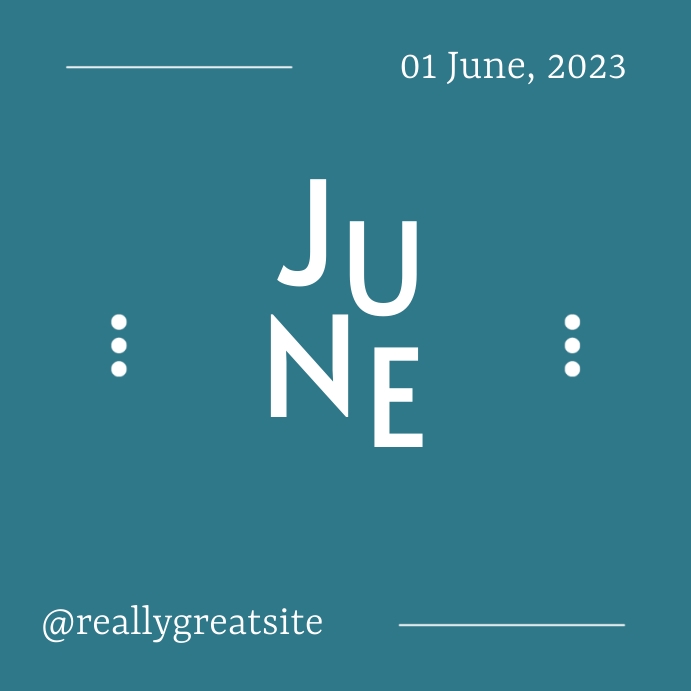 June Template | PosterMyWall