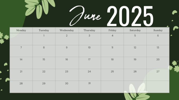 June Formato Plantilla de June | PosterMyWall