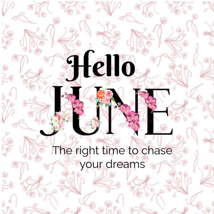June monthly greeting Template | PosterMyWall