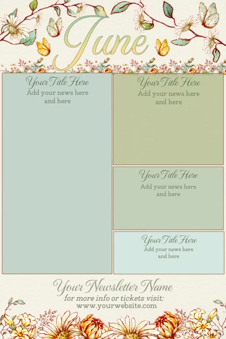 June Newsletter Examples June Newsletter Template | PosterMyWall