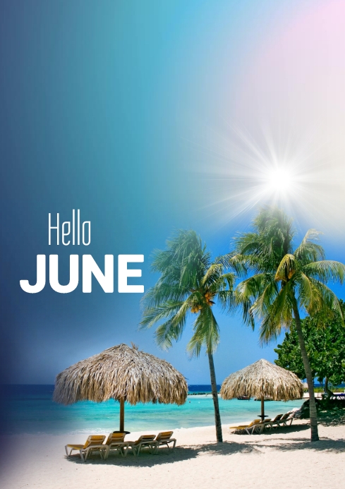 June Poster Template A1