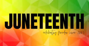 Gul Juneteenth Celebration delt Facebook-billede Template