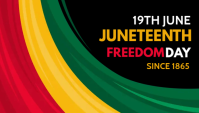 Nero Juneteenth,event Encabezado de blog Template
