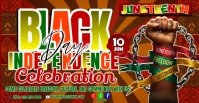 Juneteenth: A Black Independence Day Celebration Facebook Event Cover template
