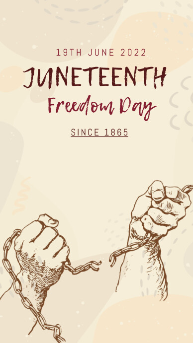 Juneteenth, event, equality Instagram Story template