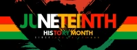 Juneteenth Celebration Day Facebook Cover Photo template