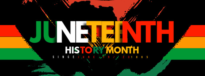 Juneteenth Celebration Day Facebook Omslag Foto template