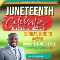Juneteenth Celebration Quadrato (1:1) template