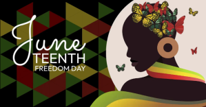 Black Juneteenth Celebration Immagine condivisa di Facebook Template