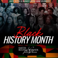SBW Black History MONTH Kwadrat (1:1) template