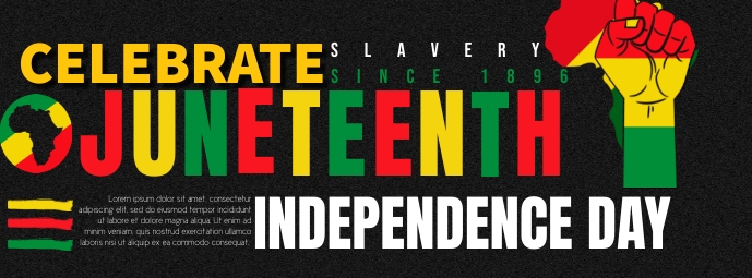Juneteenth Celebration Facebook Cover template