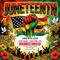 Juneteenth Celebration Instagram Post template