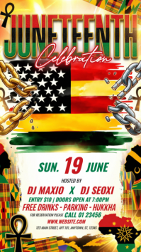 Juneteenth Celebration Instagram Story template