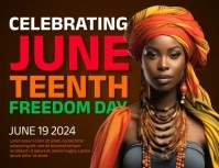 Juneteenth Day Flyer (US Letter) template