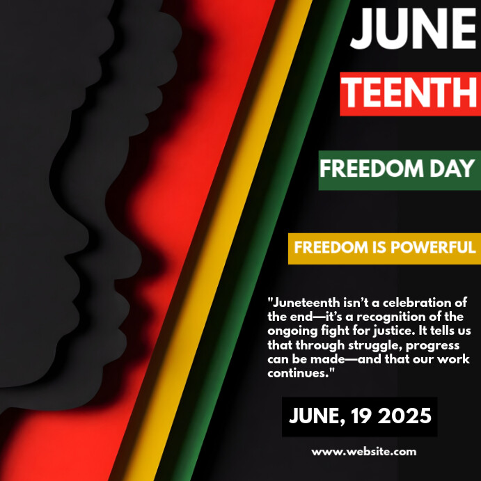 Juneteenth Day Instagram Post Template | PosterMyWall