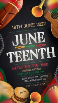 juneteenth Instagram-Story template