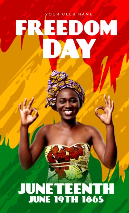 JUNETEENTH 美国正规 template